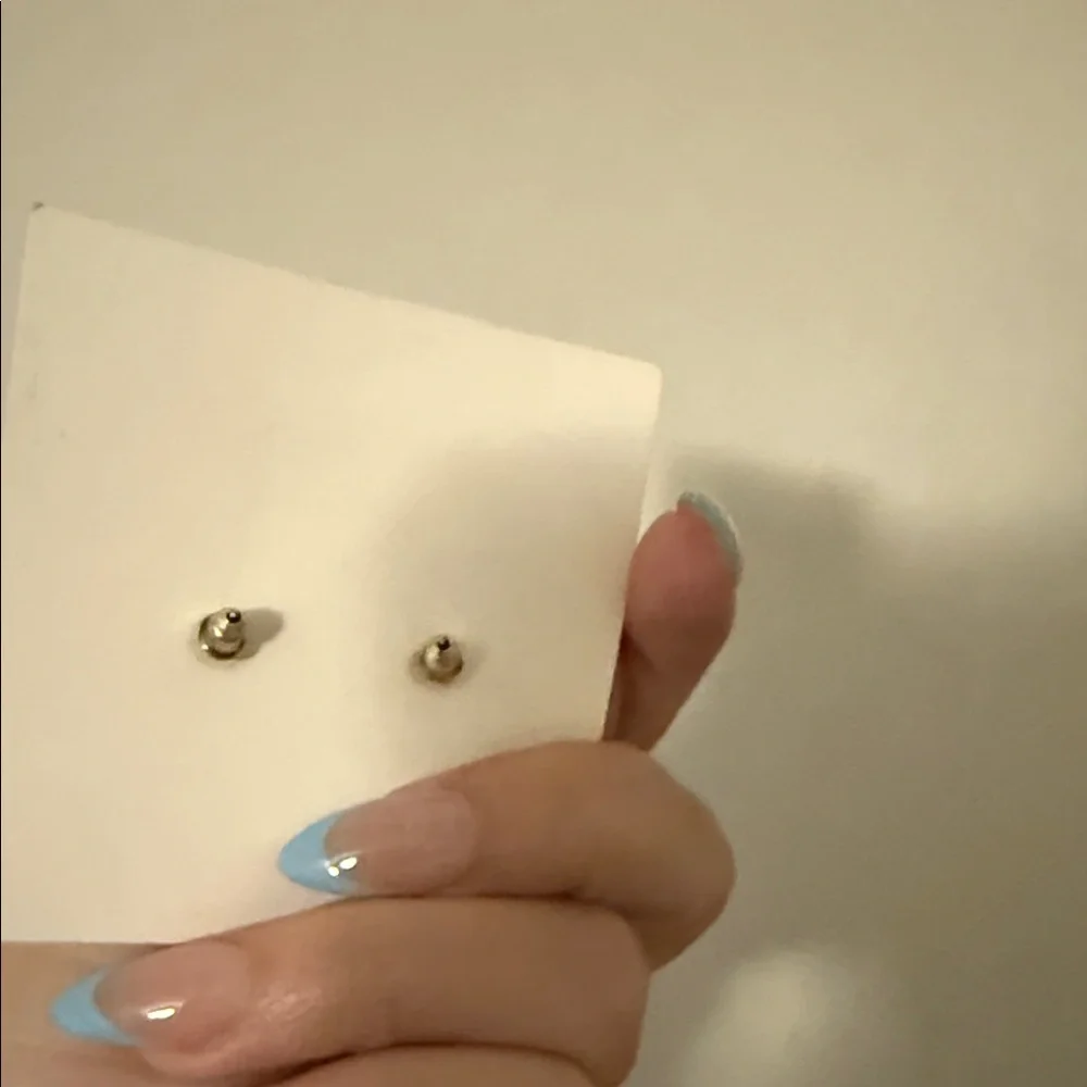 Fox Fawn & Co. Black Earrings with Gold Accents - Picture 3 of 4